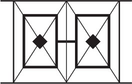 A partir d’une largeur tableau de 100 double motifs symétriques.