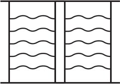 Apartir d’une largeur tableau de 100 double motif asymétrique.